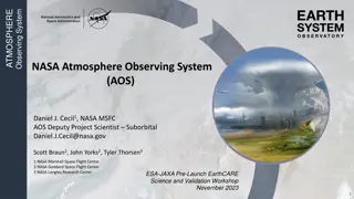 NASA Atmosphere Observing System (AOS) Overview