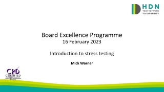 Board Excellence Programme