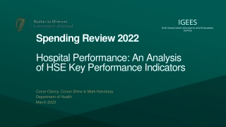 Hospital Performance Analysis: Key Findings and Recommendations