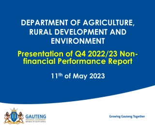 Agriculture & Rural Development Q4 2022/23 Report
