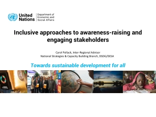 Inclusive Approaches to Stakeholder Engagement for Sustainable Development