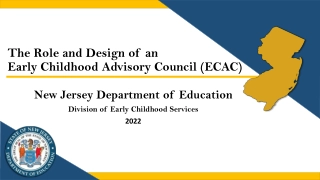 Early Childhood Advisory Council (ECAC) Guidelines 2022
