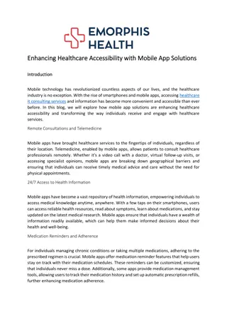 Mobile App Solutions