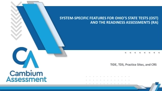 Optimizing Ohio State Test Readiness Assessments