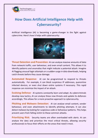 How Does Artificial Intelligence Help with Cybersecurity?