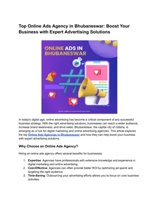 Top Online Ads Agency in Bhubaneswar_ Boost Your Business with Expert