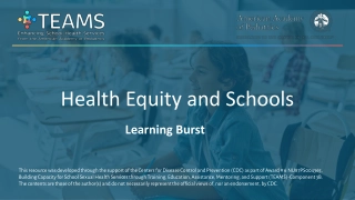 Health Equity and Schools