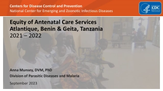 Enhancing Antenatal Care Equity for Pregnant Women