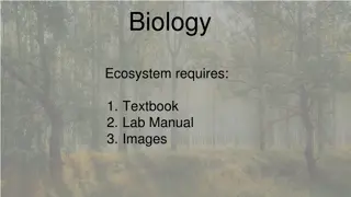 Biology Ecosystem Resources and Tools