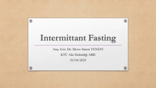 Intermittant Fasting