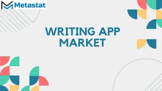 Writing App Market