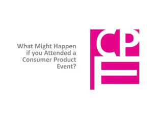 Impact of Attending Consumer Product Events