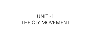 The Oly Movement