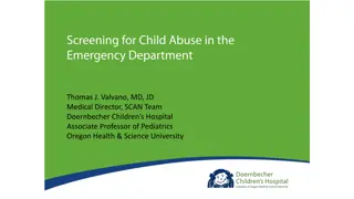 Child Physical Abuse Incidence and Detection in Oregon