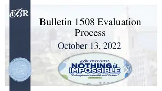 The Evaluation Process for Individuals with Disabilities