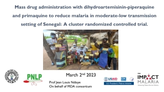 Optimizing MDA for Malaria Reduction in Senegal