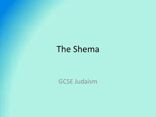 Shema and Key Jewish Concepts