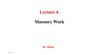 Masonry Work and Tools: A Comprehensive Guide