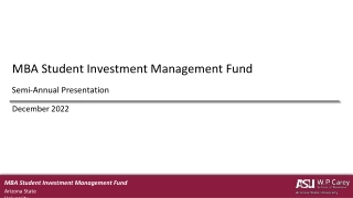 MBA Student Investment Management Fund
