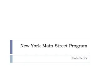 New York Main Street Program - Revitalizing Communities in Earlville, NY