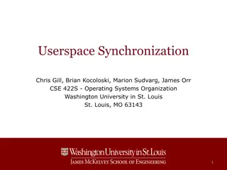 Userspace Synchronization Techniques in Operating Systems