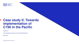 Advancing Social Justice: C190 in the Pacific Islands