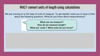 Units of Length Measurement