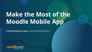 Make the Most of the Moodle Mobile App