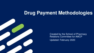 Drug Payment Methodologies