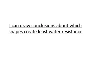 Shapes and Water Resistance
