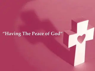 Finding Peace and Hope Through Scriptures