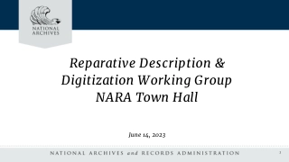 Reparative Description & Digitization: Transforming Archive Practices