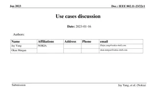 Discussion on IEEE 802.11 Use Cases for Wi-Fi Deployment in Public and Residential Settings