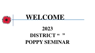 Guardians of Remembrance: 2023 Poppy Seminar