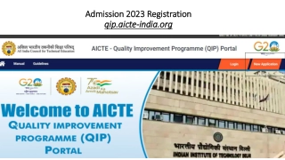 Admission 2023 Registration Process Guidance