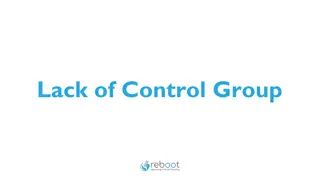 Control Groups in Experiments