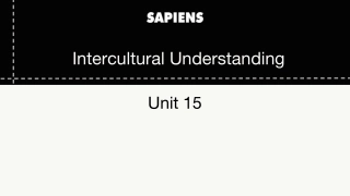 Intercultural Understanding