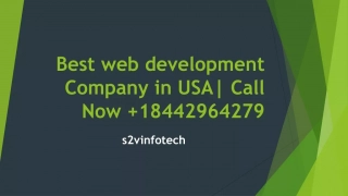 Best web development Company in USA
