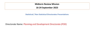 Midterm Review Mission 16-24 September 2023