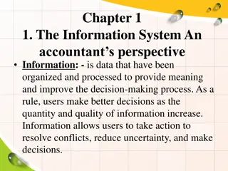 Information Systems from an Accountant's Perspective