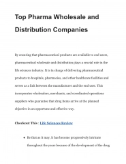 Top Pharma Wholesale and Distribution Companies