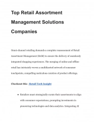 Top Retail Assortment Management Solutions Companies