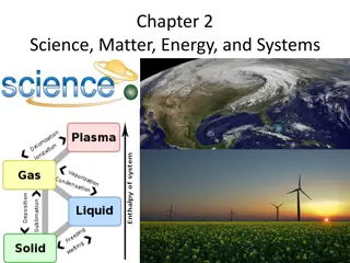 Science, Matter, Energy, and Systems