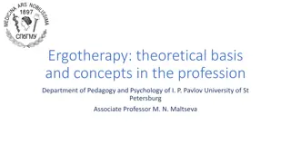 Ergotherapy: Theoretical Basis, Concepts, and Application