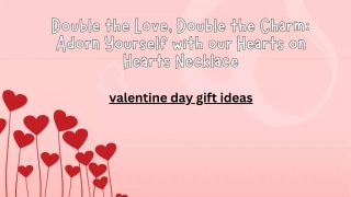 Adorn Yourself with our Hearts on Hearts Necklace