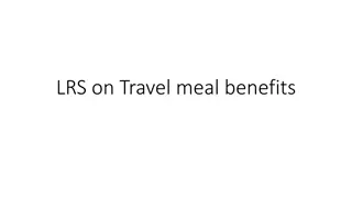 Meal Benefits While Traveling Abroad