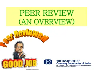 Peer Review in Professional Services