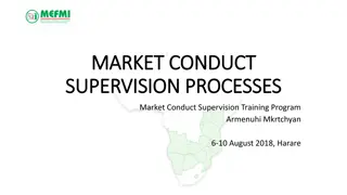 Market Conduct Supervision Processes: Tools, Policies, and Outcomes