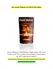 Buy Atomic Platinum 10-GRAM Bag Online - mysteriousplant.com