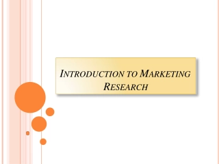 Marketing Research Essentials: Concepts, Definitions, and Functions
